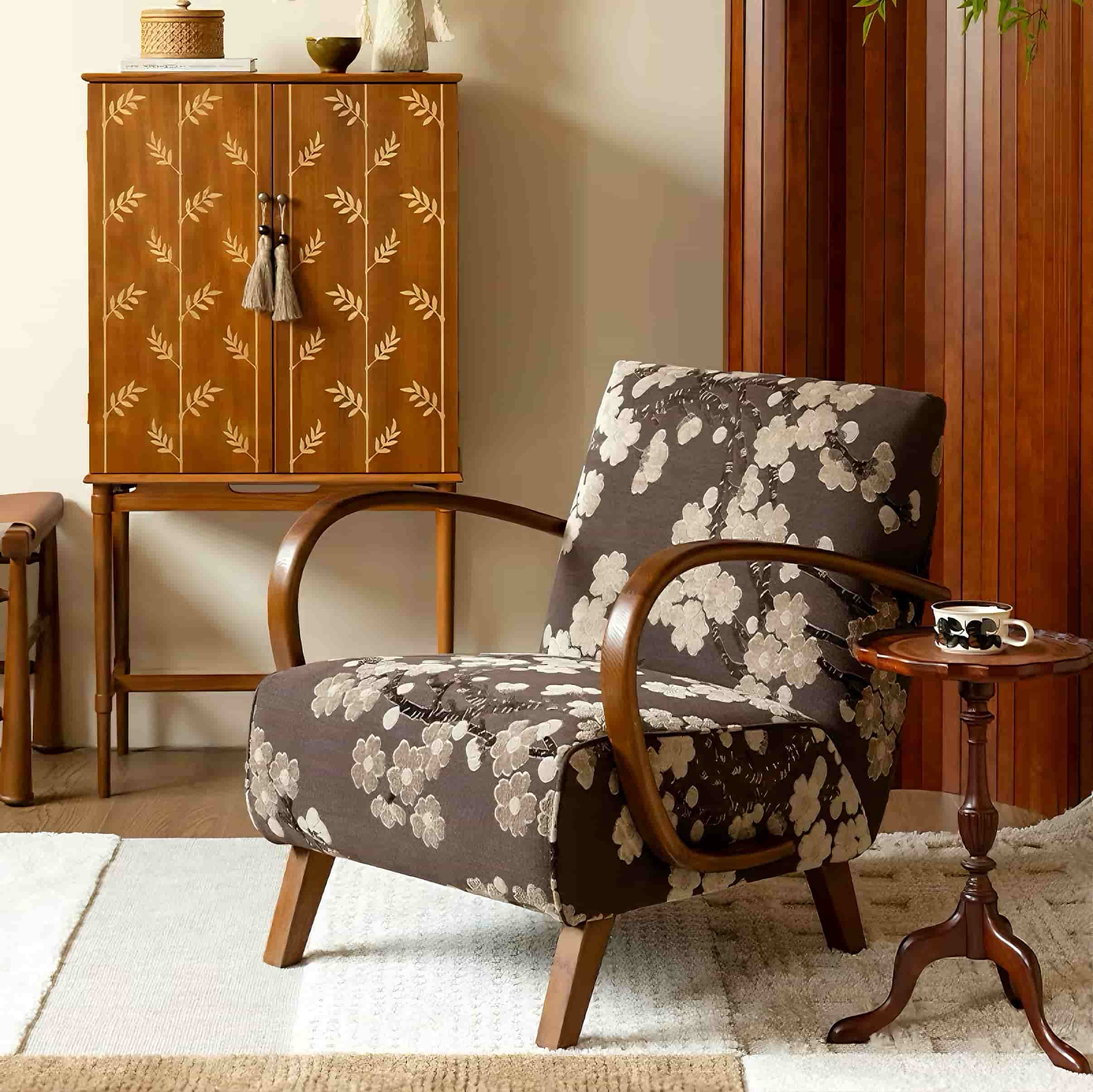 คุณภาพสูงหรูหรา Plum Blossom ลวดลาย Jacquard ตัดผ้ากำมะหยี่สำหรับตกแต่งบ้าน