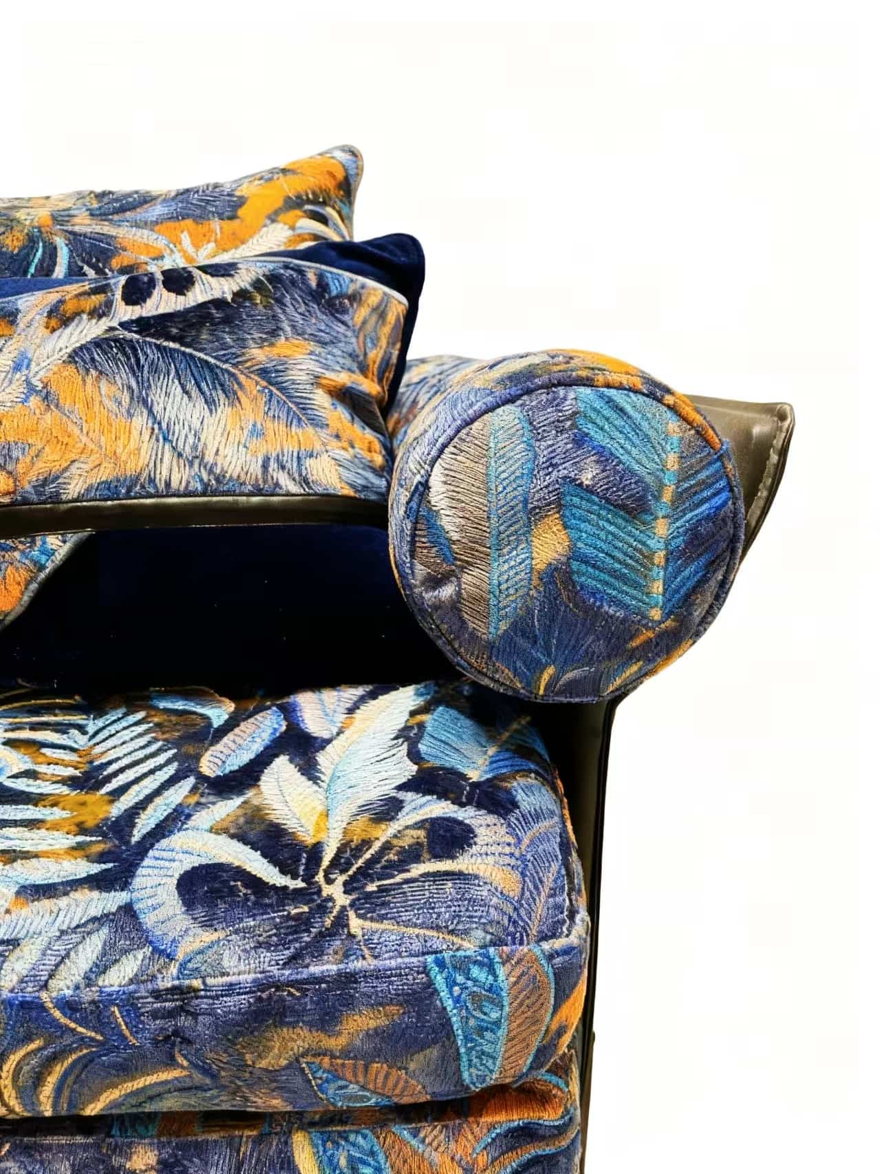 JBL คุณภาพสูง Jacqurard ผ้ากำมะหยี่แฟชั่นคอลเลกชันใหม่ Rainforest รูปแบบ Morden สไตล์ Jacquard กำมะหยี่สำหรับโซฟา